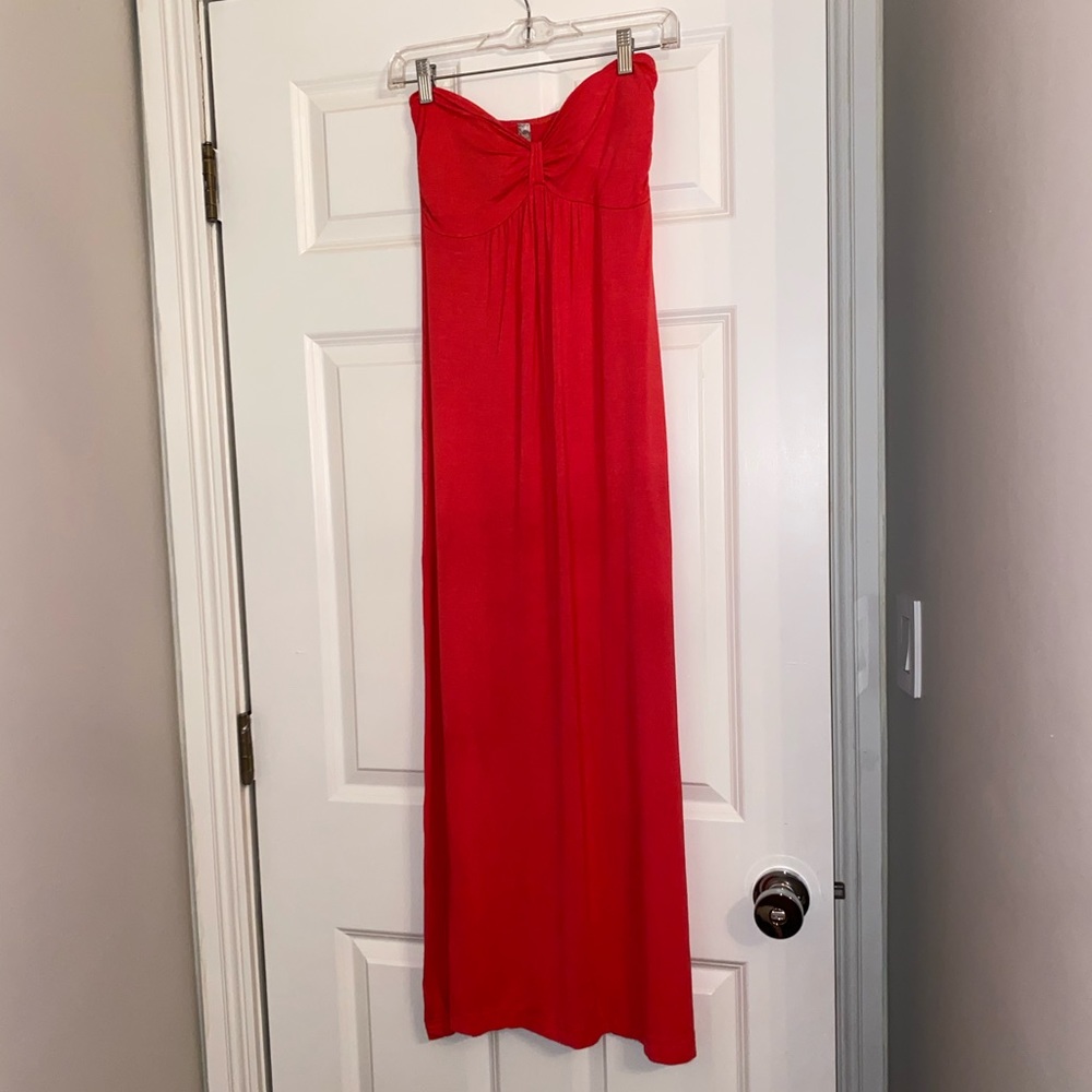 Coral Maxi Dress